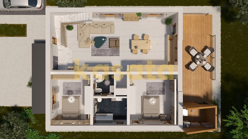 Casa nZEB Premium in ansamblu nou, personalizare finisaje